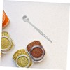 BESPORTBLE Ergonomic Stainless Steel Stirring Spoon Tweezers Latte Coffee Spoons