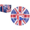 PMS Pack of 8 Union Jack Plates 23cm Tableware Party