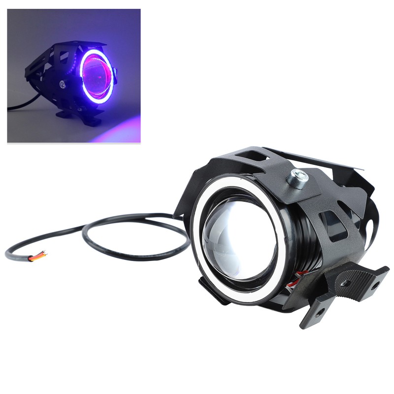 Motorcycle Headlight 4 Lighting Modes Unique Aperture 12 to 60V