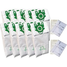 Miele U bags ULTRA PREMIUM 3D 10 Bags + 4 Filters; Fit Miele Type U, S7, S7000-S7999 Series Upright Vacuums, Compare to Miele Part # 07282050