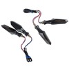 4Pcs Motorcycle Turn Signal Light 12LED 12V Universal Sequential Indicator