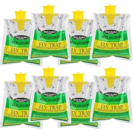 Fly Traps Outdoor Disposable 8 Pack - Disposable Fly Bags Fly Catcher Mess-Free Bug Bags for Yard Garden Farm & Horse Ranch