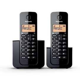 Panasonic KX-TGB112MEB Teléfono Inalámbrico de Línea Fija Color Negro