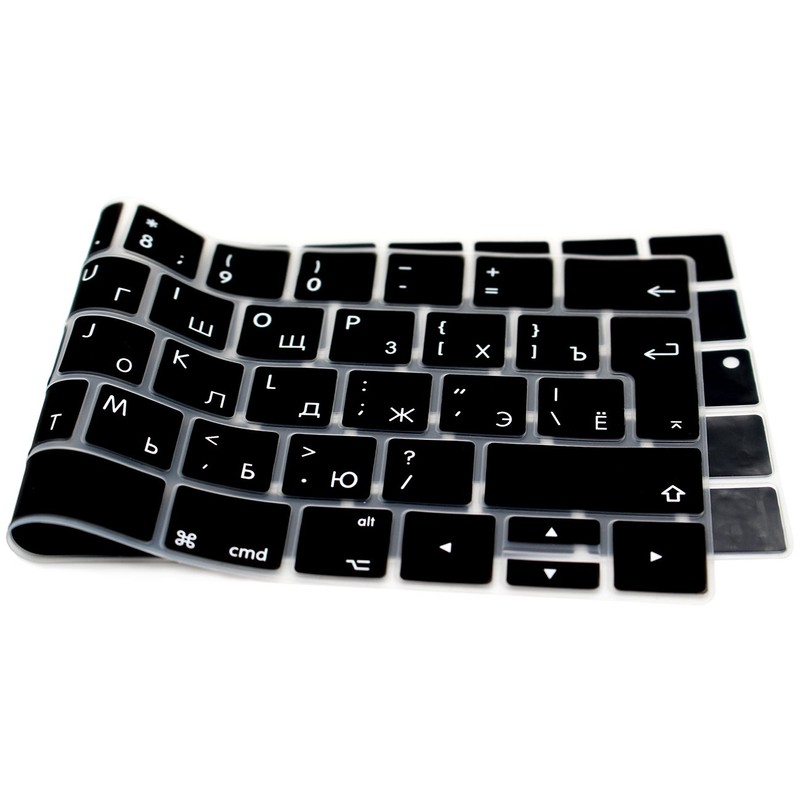 WYGCH Russian Language Ultra Thin Silicone Keyboard Cover for MacBook