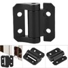 Torsion Hinge Adjustable Black Zinc Alloy Steel Electroplated for Industrial