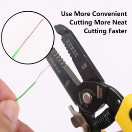 DOWELL 22-30 AWG Wire Stripper,Wire Crimper and Multi-Function Hand Tool，Professional Handle Design and Refined Craftsmanship.