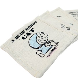 Marushin 2905000500 Coaster Doraemon 3.9 x 3.9 inches (10 x 10 cm), Memory Days Set of 4 with Different Patterns