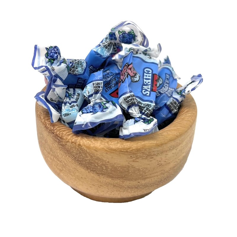Wild Blue Raspberry Flavored Fruit Chews, 2 Pounds Bulk