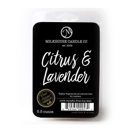 Milkhouse Candle Company, Citrus & Lavender, Creamery Collection Soy Wax Fragrance Melts, 5.5 Ounce