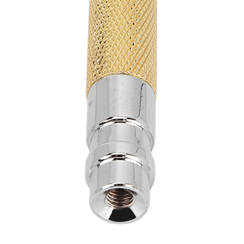 Old Fashioned Razor Handle Zinc Alloy Retro Long Handle Shave