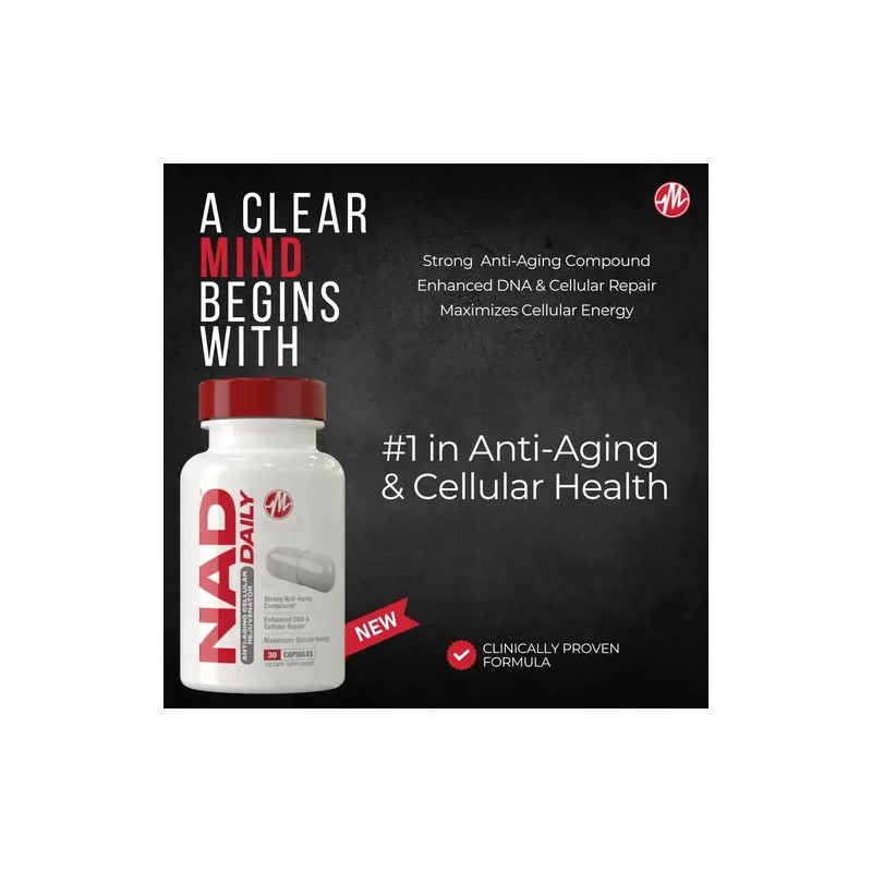 Metabolic Nutrition Nad Daily 150mg Anti-aging 30 Caps