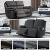 Timeles Extra Wide Recliner Loveseat Covers Oversized Reclining Couch Covers