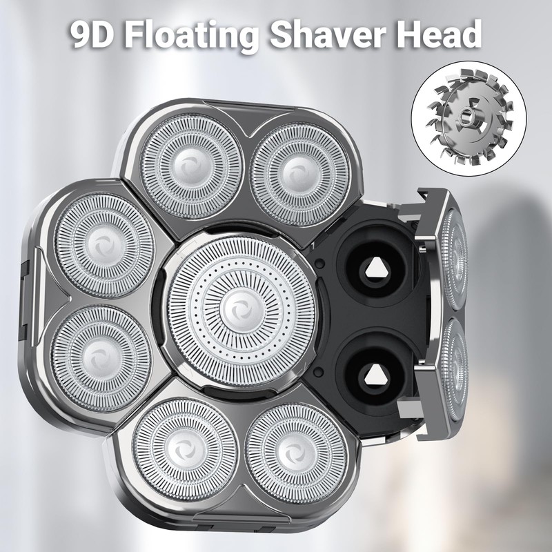 Replacement Shaving Head for ZFAUOL Bald Razor, Replacement Blades for