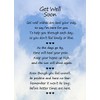 Get Well Soon Poem Verse Greeting Card