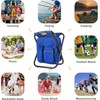 Kikerike Backpack Stool Cooler Chair Heavy Duty 300 LBS Max