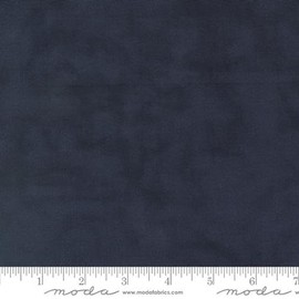 Primitive Muslin, Fabric, by Primitive Gatherings, for Moda, Navy Blue, 1040-43, by The Yard