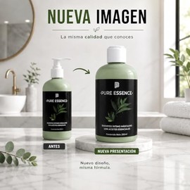 Gel Íntimo Limpiador para Hombre - 250ml - Con Aceites Esenciales Naturales - Higiene Masculina Diaria - Frescura y Equilibrio - Shampoo íntimo - Cero irritación -Aloe Vera - Vitamina E - Beauty Freedom