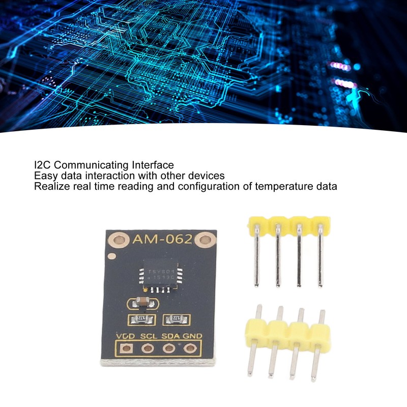 Digital Temperature Sensor Module I2C Interface High Accuracy Temp Sensor