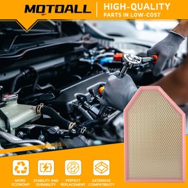 MOTOALL Engine Air Filter & Cabin Air Filter Combo Set 04861746AB Fit for Dodge Challenger Charger 11-23 for Chrysler 300 2011-2023 Replaces# 68071668AA