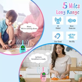 StarFly Walkie Talkies 22 Canales 3km Para Niños Juguete Regalo 2pcs