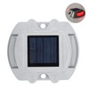 Solar Deck Lights Silver Aluminium Alloy High Brightness LED Solar