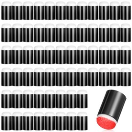64 Pieces Finger Sponges Daubers Finger Paintings Craft Drawing Sponges Dauber Set for Painting Art Ink Crafts Chalk Card Making