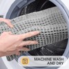 IM HOME Waffle Bath Mat Set 3 Piece Light Grey,Woven