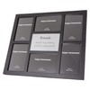 Happy Homewares Modern Black Multi Collage Picture Frame with Friends