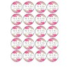 edible 20 x Wedding/Engagement cupcake toppers NOT PRECUT. wafer card