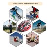 Casco De Bicicleta Unisex+redes Para Moto,casco De Ciclismo Rojo G