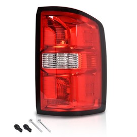 GRAND ORANGE Tail Lights w/o Bulbs Compatible with GMC Sierra 1500 2016-2018/GMC Sierra 2500 HD 3500 HD 2016-2019/GMC Sierra 1500 Limited 2019 84288725, GM2801281C Red Lens Right Passenger Side