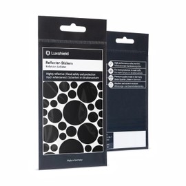 Luxshield Reflector Sticker Set - Bubbles - for bicycle scooter pram - reflective tape - reflective stickers