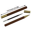 Maydahui 12 PCS Wood Rollerball Gel Pen Rosewood Brass Pens