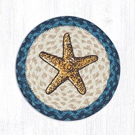 Earth Rugs 80-362SF Trivet, 10"x10", Blue