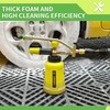 FIXFANS Foam Cannon Dual Connector Accessory for Pressure Washer, Double