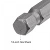 TA-VIGOR Quick-Change Nut Driver Bit, 1/4 Hex Shank 6mm Magnetic