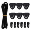Tiardey 6Pcs Triangle Heavy Duty SUP Bungee Deck Rigging Kit,for