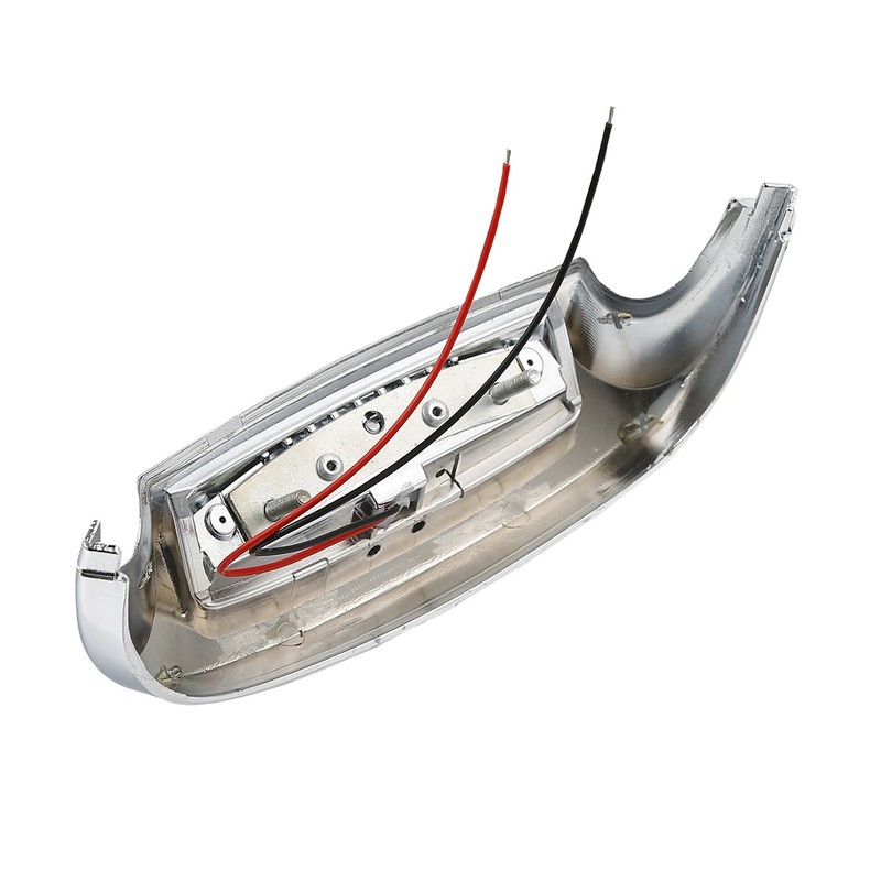 TCT-MOTORPARTS Front Fender Tip Smoked LED Lens Fit For Harley