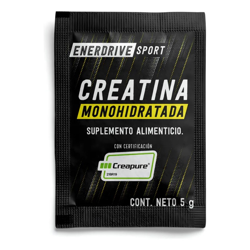 Creatina Monohidratada Creapure - 60 Sachets 5gr Sabor Sin Sabor
