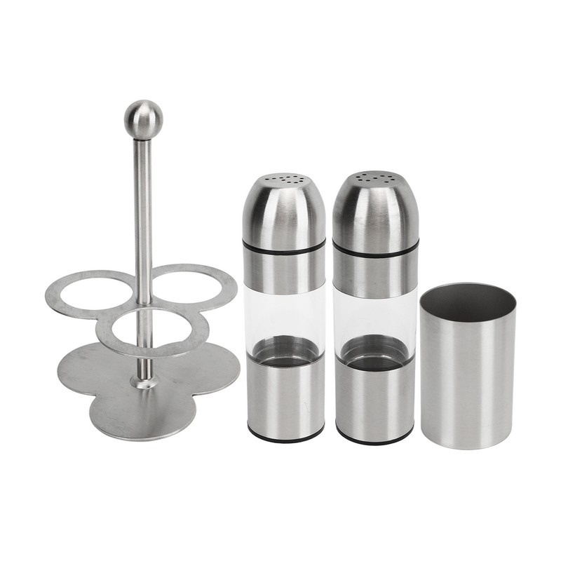 Stainless Steel Seasoning Bottle Multipurpose Food Grade Refillable Rustproof Salt