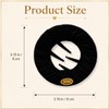 3 Pcs Flat Hair Clips for Women, Soft Non-irritating Round
