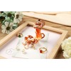 Janshe Cul Cute Lion Trinket Boxes Hinged Hand-Painted Jewelry Box