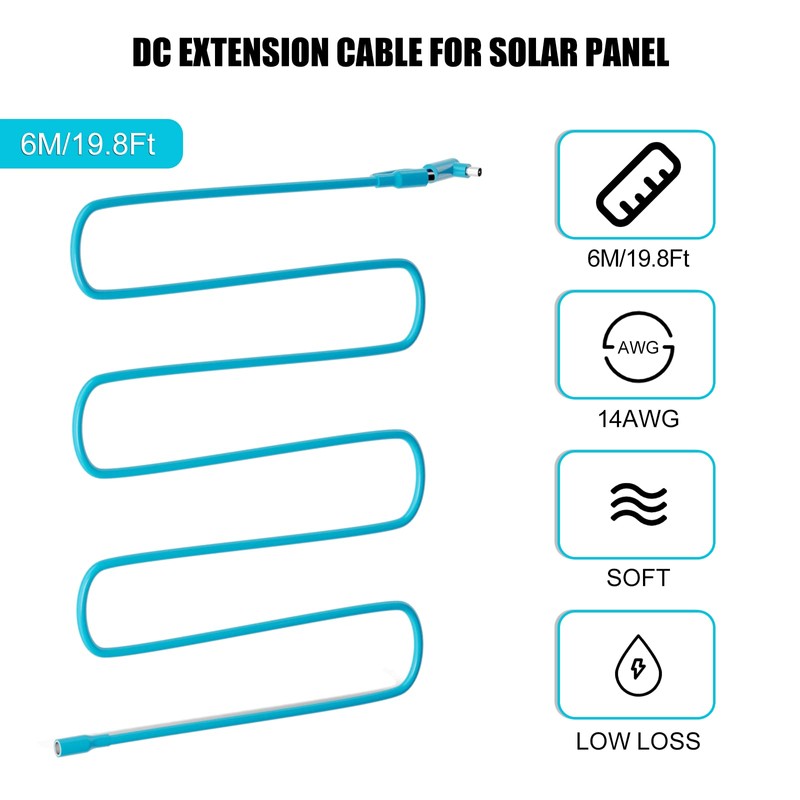 AnkEnergy 8mm Extension Cable with DC8020 Compatible with for GZ