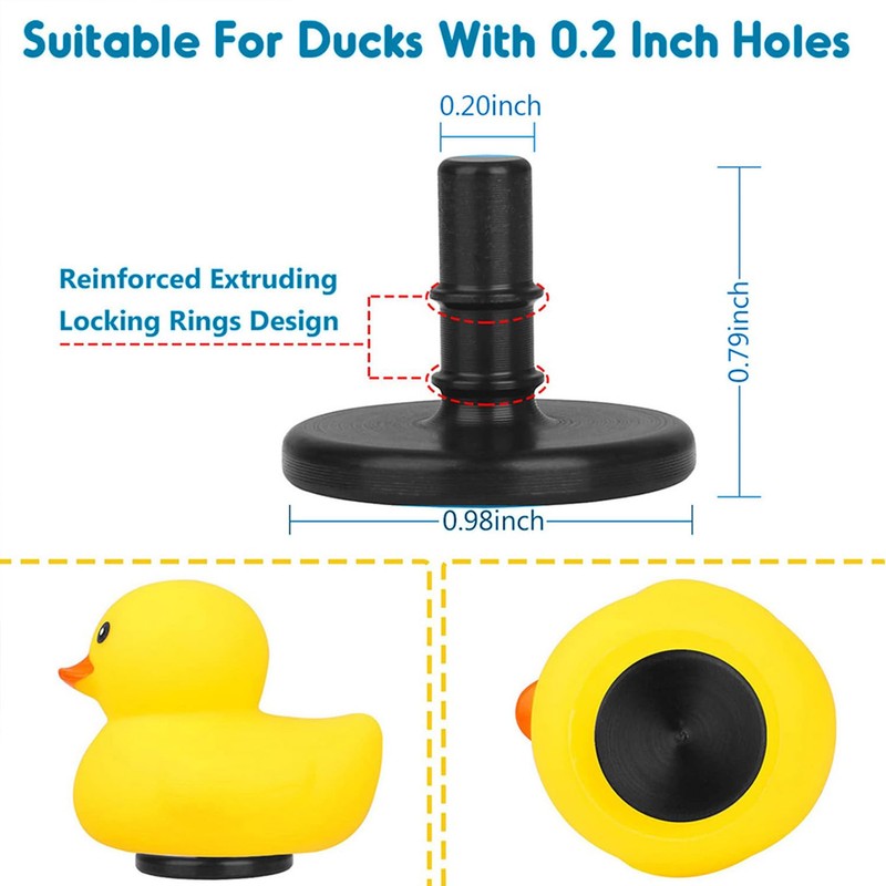AKLOPE Duck Plug - Rubber Duck Mount,Flock Locker Rubber Duck