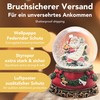 Snow Globe Christmas Music Box | Santa Gift List |