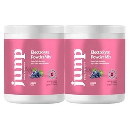 JUNP Electrolytes Powder No Sugar No Carbs – Vine Ripened Grape Infused Drink Mix - Potassium & Salt Electrolyte Hydration Powder Zero Calorie Sugar Free Electrolyte Powder,180 Servings
