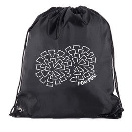 Mato & Hash Cheer Bags, Pom Pom and Cheerleader drawstring Backpacks, Cheerleader Team bags