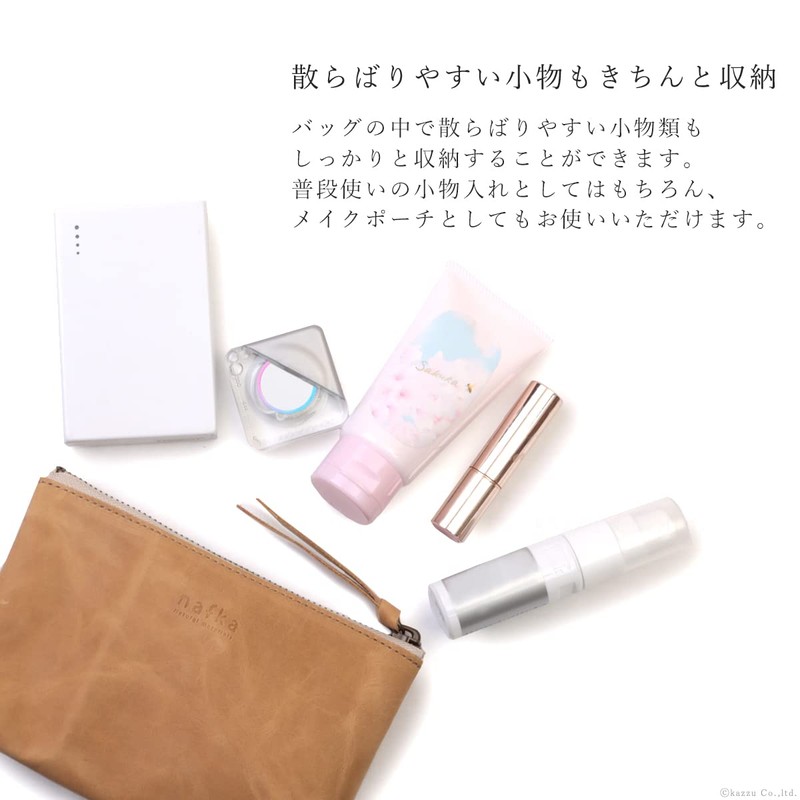 Nafka NFK-72109 Women's Pouch, Leather, Cute, Small, Small Accessories, Size