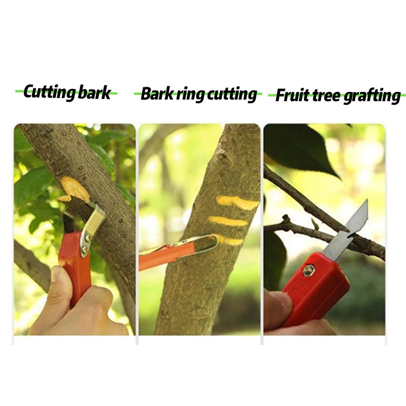 LALOCAPEYO 2 Pcs Bark Peeler,Bark Spud Bark Stripping Cutting Tool