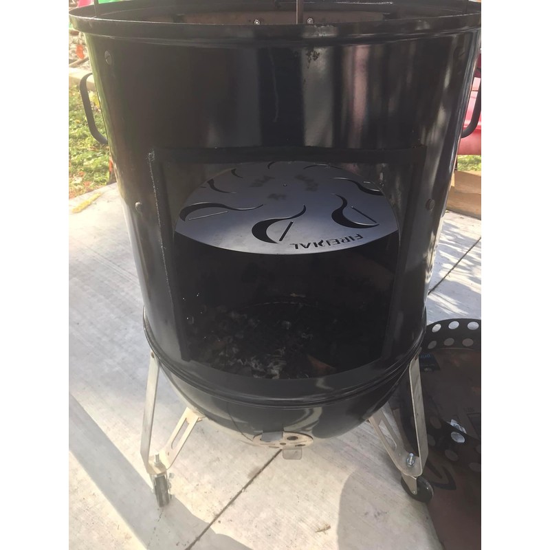 FireDial Baffle Plate Heat Management System for Charcoal BBQ and